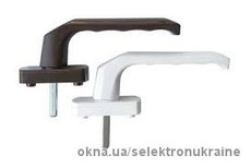 Ручка алюминиевая. 8-ми позиционная коричневая (Китай)